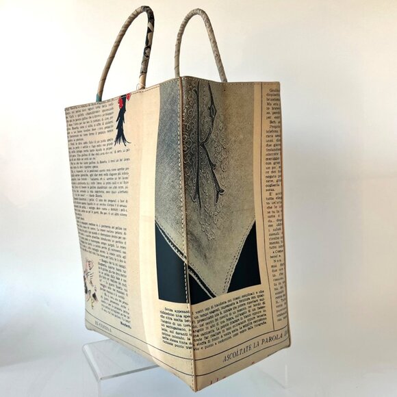 Bottega Veneta Small The Newspaper Leather Shopper Bag - Picture 5 of 16